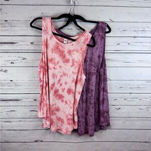 Two Old Navy Luxe Tank Tops